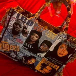 90s vibes tapestry bag